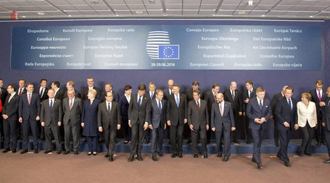 EU meets without Britain for first time since Brexit vote