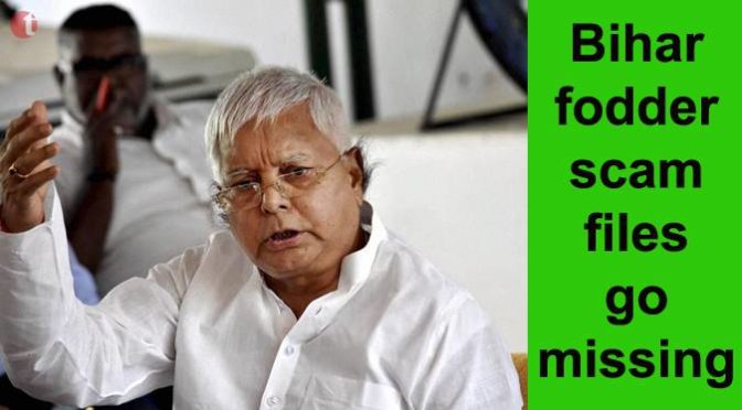 Fodder scam files go missing, FIR registered