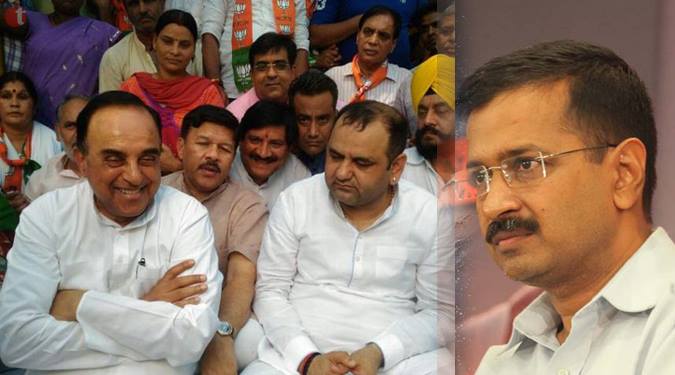Maheish Girri continues fast outside Kejriwal's house