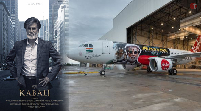 Rajinikanth's Kabali on AirAsia