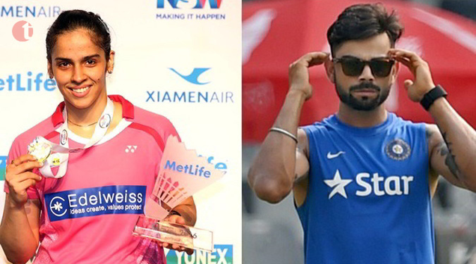 Love to get more aggression like you: Saina to Kohli