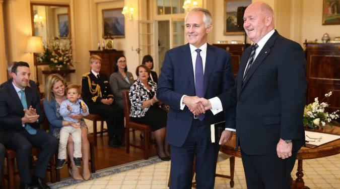 Malcolm Turnbull sworn in as Australia's PM