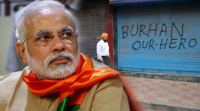 बुरहान को ‘नायक’ के रूप में पेश किये जाने से मोदी मीडिया से नाराज़