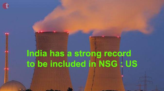 Will work with other members for India's entry into NSG: US