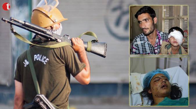 Pellet firing in Kashmir; many injured