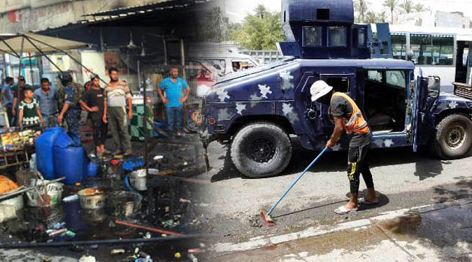 Suicide car bomber hits checkpoint, killing 14 people in Iraq