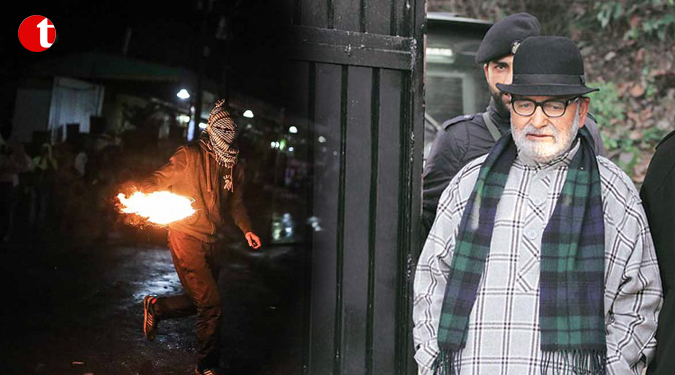 जम्मू-कश्मीर के शिक्षामंत्री नईम अख्तर के घर पर पेट्रोल बम से हमला