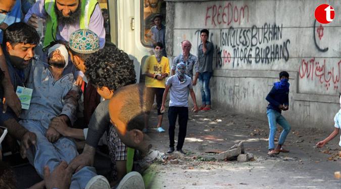 Violence took place from Kashmir to Jammu region