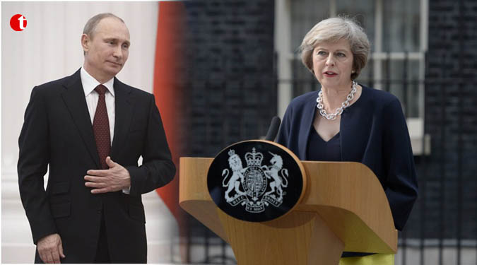 Putin, May to meet in near future: Kremlin