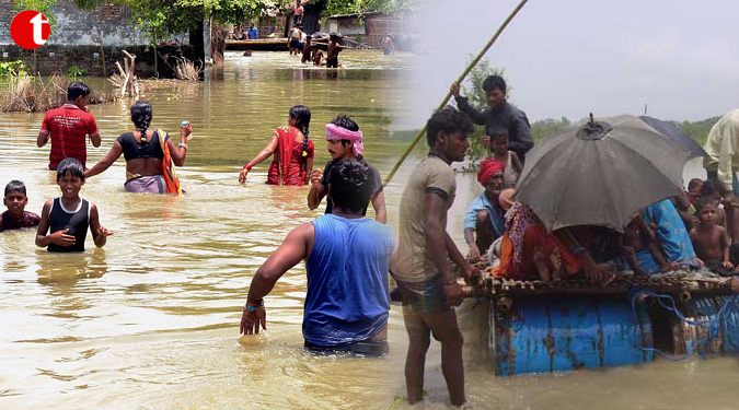 बिहार के कोसी और उत्तरी हिस्सों में बाढ़  से तबाही