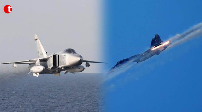 US says Russian jet flew 10ft from plane over Black Sea