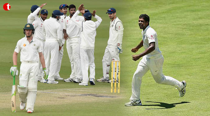 Aaron, Jayant lead India 'A' fightback on Day 2