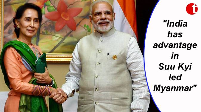 India has advantage in Suu Kyi-led Myanmar