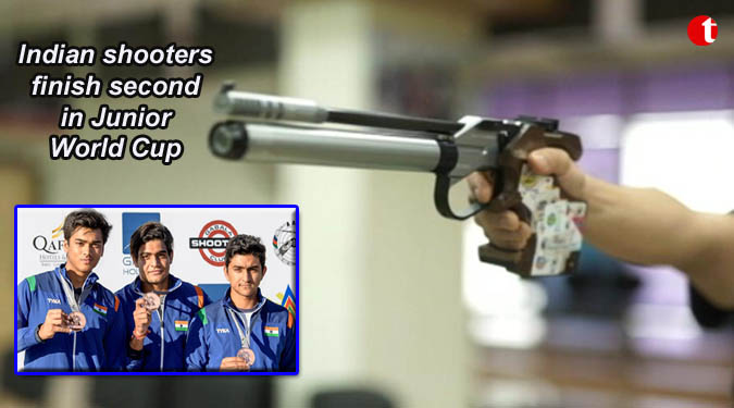 Indian shooters finish second in Junior World Cup