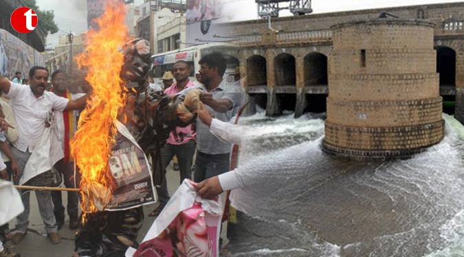 Protests in Karnataka against SC direction to release water