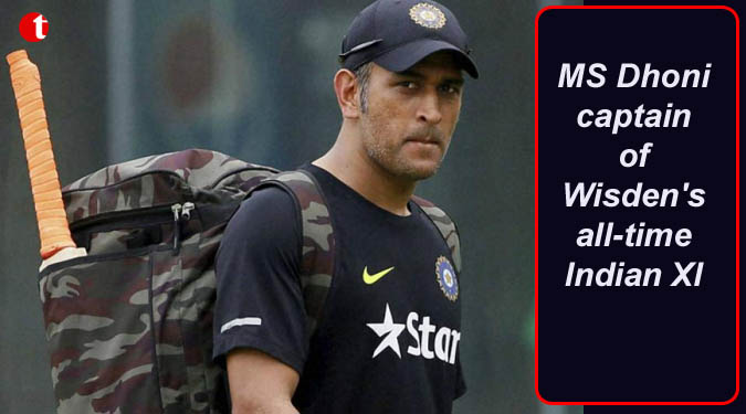 MS Dhoni captain of Wisden's all-time Indian XI