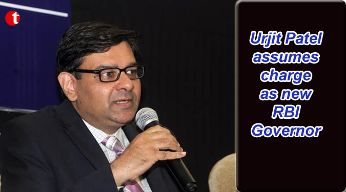 Urjit Patel assumes charge as new RBI Governor