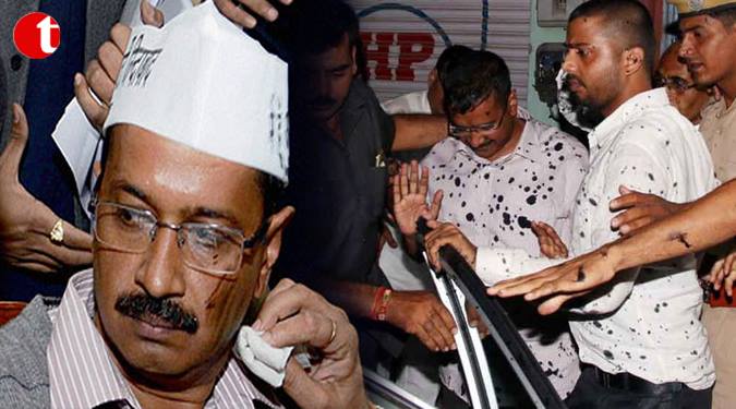 God bless those who threw ink at me: Kejriwal