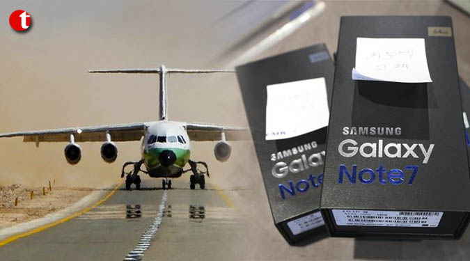 Gov't bans Samsung Galaxy Note 7 phones from airliners