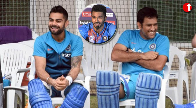 Hardik looks upto Virat and Dhoni for "inspiration"