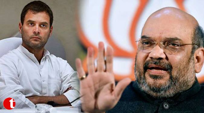 Shah slammed Rahul for his “Khoon Ki Dalali” remark