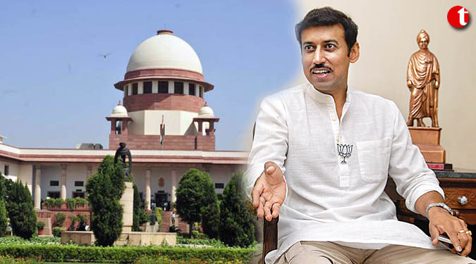 केंद्रीय मंत्री राज्यवर्धन सिंह राठौर को 2 दिन में फ्लैट का कब्ज़ा दें, पार्श्वनाथ डेवलपर्स को सुप्रीम कोर्ट का निर्देश