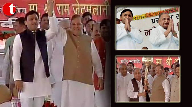 SP’s silver Jubilee event, Top ‘Janta Parivar’ leaders attend