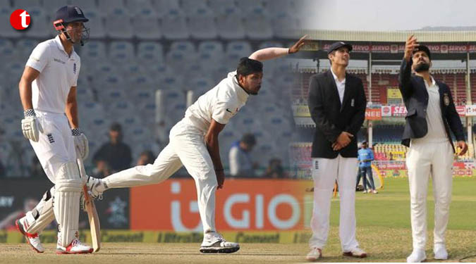 Cook wins toss, elects to bat against India in 3rd Test