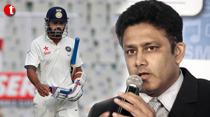 Don't pinpoint Vijay's short-ball dismissals: Kumble