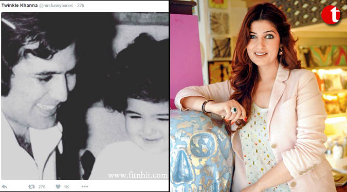 Twinkle pens tribute to father Rajesh Khanna on birth anniversary