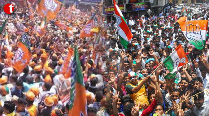 मणिपुर विधानसभा चुनावो में भाजपा और कांग्रेस में सीधी लड़ाई