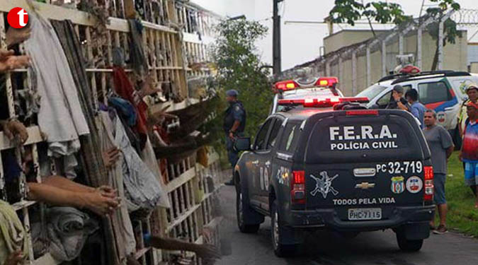 At least 60 dead in Brazil prison riot