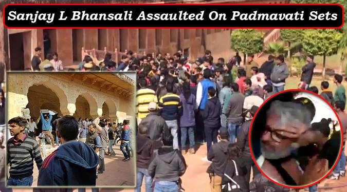 Protest against 'Padmavati' shooting in Jaipur