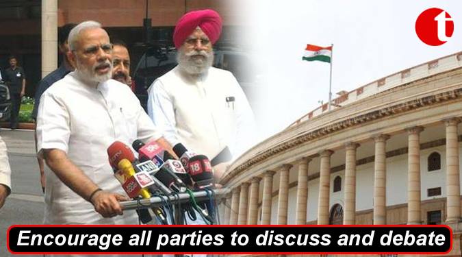 Budget Session: Encourage all parties to discuss and debate