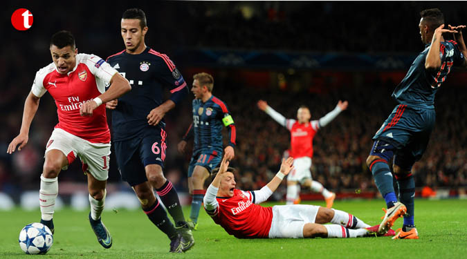 Bayern crush Arsenal in Champions League tie