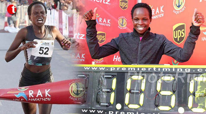 Kenya's Jepchirchir breaks World Half Marathon record in UAE
