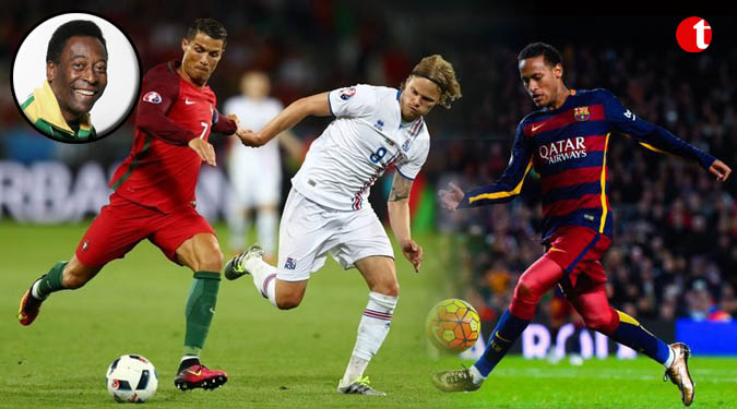 Neymar 'way better' than Ronaldo technically, claims Pele