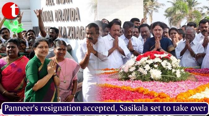 Panneerselvam’s resignation accepted, Sasikala set to take over