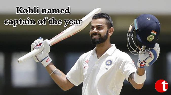 Kohli named captain of the year at ESPNcricinfo Awards