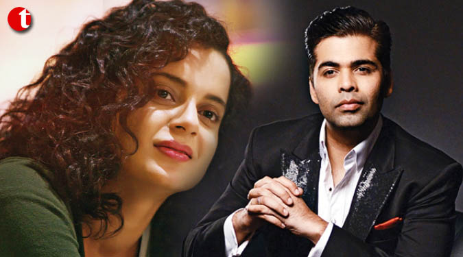 Karan Johar, I was playing the badass card: Kangana