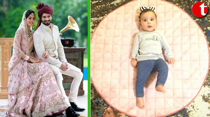 Shahid Kapoor, Mira Shares a new pic. of Daughter Misha