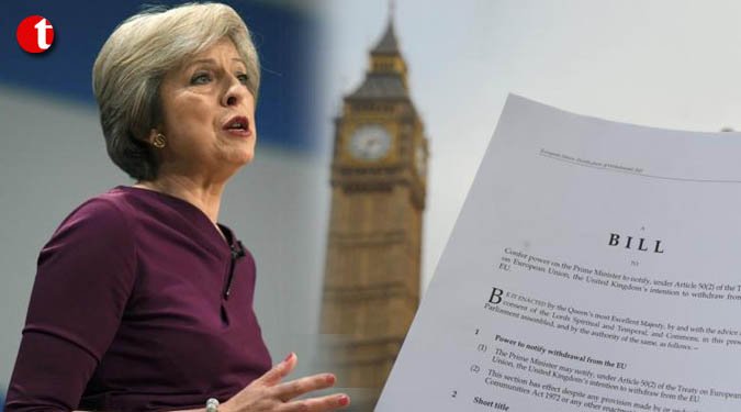 Theresa May faces first Brexit bill defeat