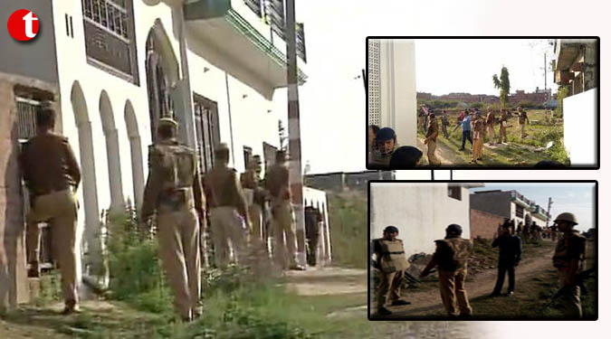 लखनऊ के ठाकुरगंज इलाके में संदिग्ध आतंकी और पुलिस के बीच मुठभेड़