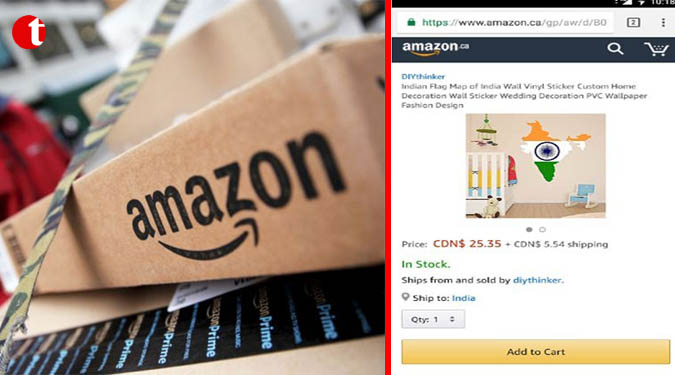 Amazon does it again, sells Indian map without disputed territories