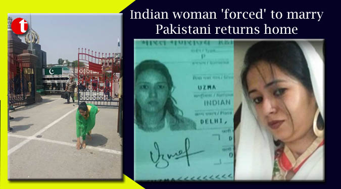 Indian woman 'forced' to marry Pakistani returns home