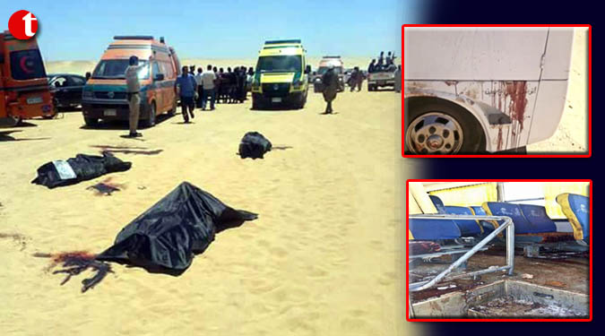 23 die in attack on a bus carrying Coptic Christians in Egypt