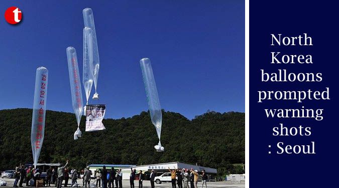 North Korea balloons prompted warning shots: Seoul