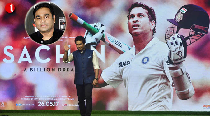 Initially the Sachin anthem song was a rap: A.R. Rahman