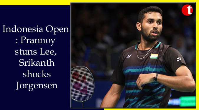 Indonesia Open: Prannoy stuns Lee, Srikanth shocks Jorgensen
