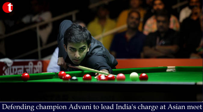 Defending champion Advani to lead India's charge at Asian meet